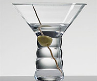 Riedel O Stemless Martini Glasses