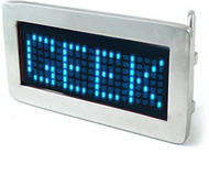 Scrolling LED Belt Buckle II