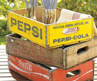 Found Soda Crates