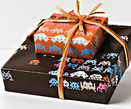 Space Invaders Wrapping Paper