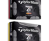 TaylorMade TP Red and Black Golf Balls