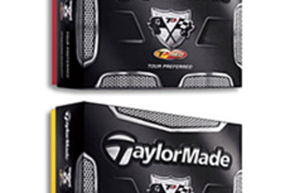 TaylorMade TP Red and Black Golf Balls TaylorMade TP Red and Black Golf Balls