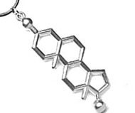 Testosterone Keychain