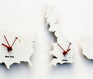 Time Flies Clock Set