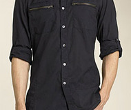 John Varvatos Zip Pocket Shirt