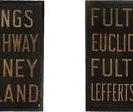 Vintage New York Subway Signs