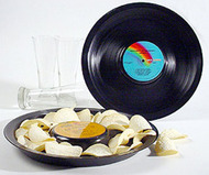 Vinyl Record Snack Tray