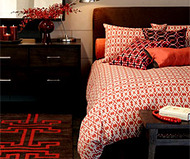 West Elm Diamond Jacquard Duvet Cover