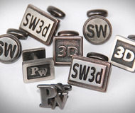 Custom 3D Printed Metal Cufflinks