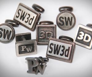 Custom 3D Printed Metal Cufflinks