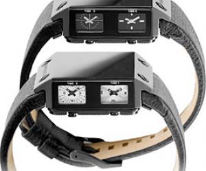 Diesel Black Label Sideview Watch