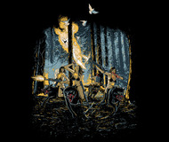 Hot Chicks On Wolves T-Shirt