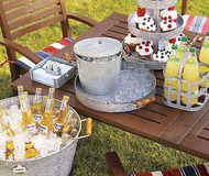 Galvanized Steel Serving Pieces
