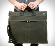 Jack Spade Waxwear Flat Utility Bag