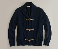 J.Crew Linen-Cotton Toggle Sweater