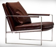 Leman Stainless Steel Lounge Chair