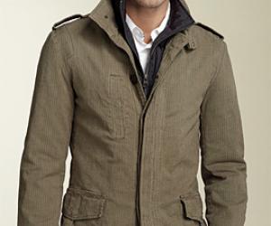 Armani Slim Fit Herringbone Jacket