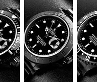 Bamford Black Rolex Watches