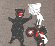 Bear vs. Tractor T-Shirt