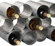 Galvanized Wine Rack