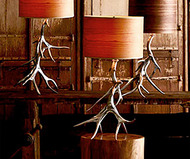 Roost Aluminum Antler Lamp