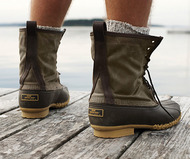 L.L.Bean Waxed Canvas Maine Hunting Shoe