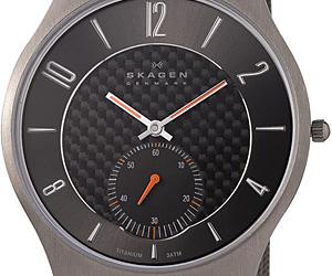 Skagen Titanium Mesh Strap Watch
