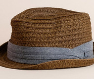 Straw Trilby Hat