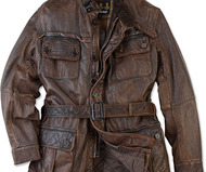 Barbour Vintage International Leather Jacket