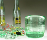Blown Recycled Bottle Shot Glass