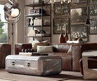 Fulham Leather Sofa