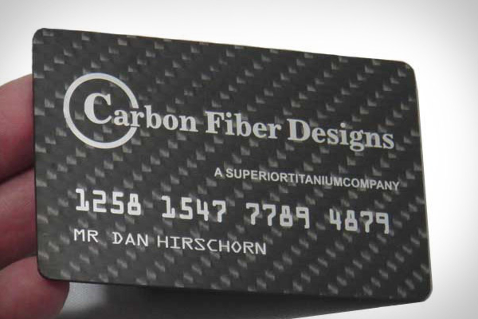 Carbon Fiber Business Cards Carbon Fiber Business Cards