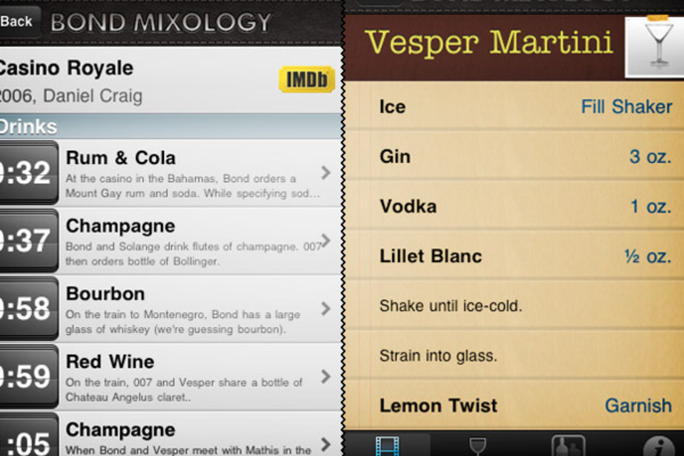 Bond Mixology App Bond Mixology App