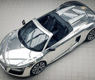 Chrome Audi R8 Spyder