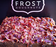 Smokey Bacon Maple Bar Cake