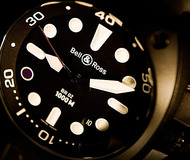 Bell & Ross Infiniti Carbon Case Purple 8 Pro Dial Watch