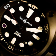 Bell & Ross Infiniti Carbon Case Purple 8 Pro Dial Watch