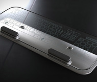 Glass Multi-Touch Keyboard & Mouse