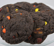 Chocolate Peanut Butter Bacon Cookies