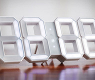 White & White Clock