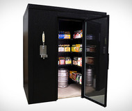 Brew Cave Walk-In Beer Cooler & Kegerator