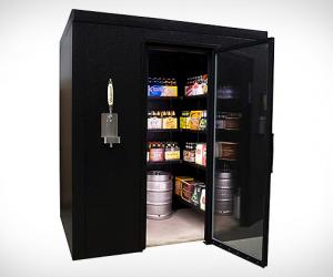 Brew Cave Walk-In Beer Cooler & Kegerator