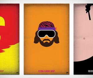 WWF Legends Minimalist Posters