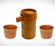 Wappa Cedar Sake Bottle