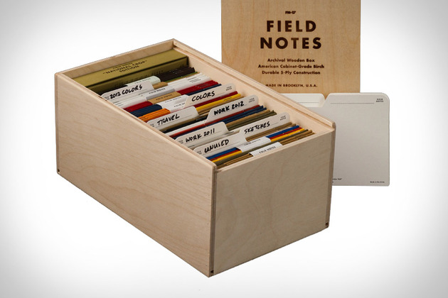 Field Notes Archival Wooden Box