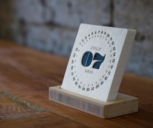 Type Letterpress Calendar