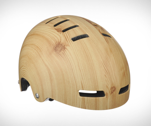 Lazer Sport Street Deluxe Woodgrain Helmet