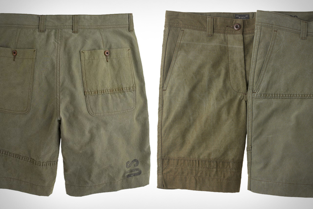 Military Tent Tarp Shorts