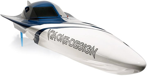 Gas-Powered Remote Controlled Speedboat