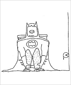 Superheroes On The Toilet